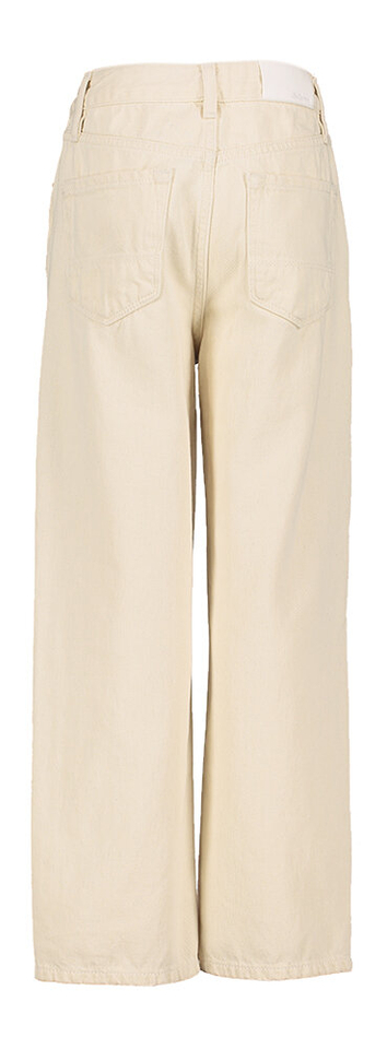 Beige tapered broek met hoge taille Bellerose