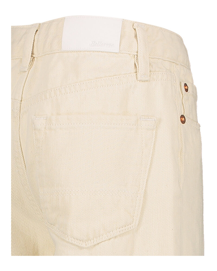 Beige tapered broek met hoge taille Bellerose