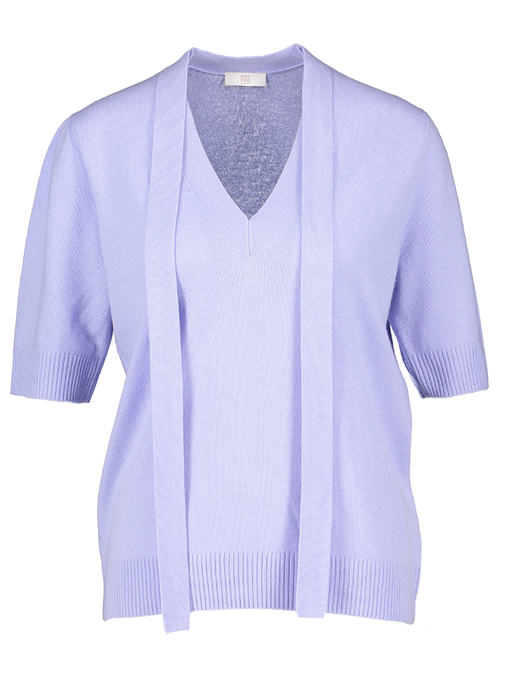 Blauwe trui met detail aan de kraag Riani 