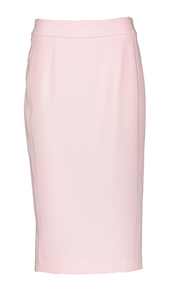 Roze geklede rok met split Riani