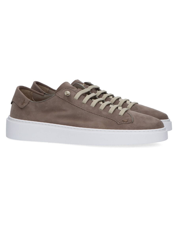 Taupe kleurige lage sneakers Fabiano Ricci
