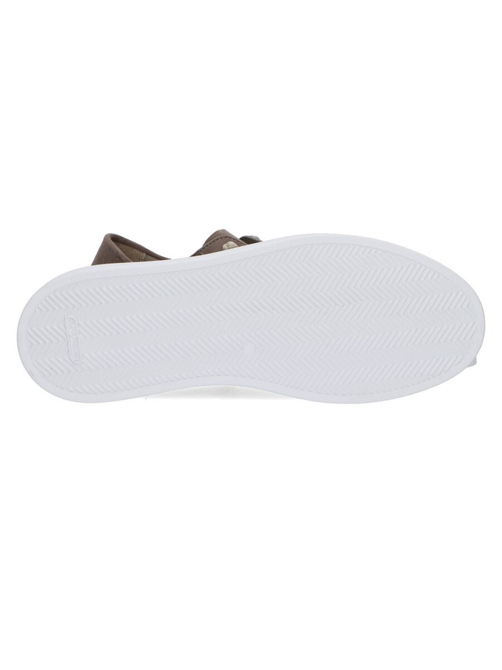 Taupe kleurige lage sneakers Fabiano Ricci