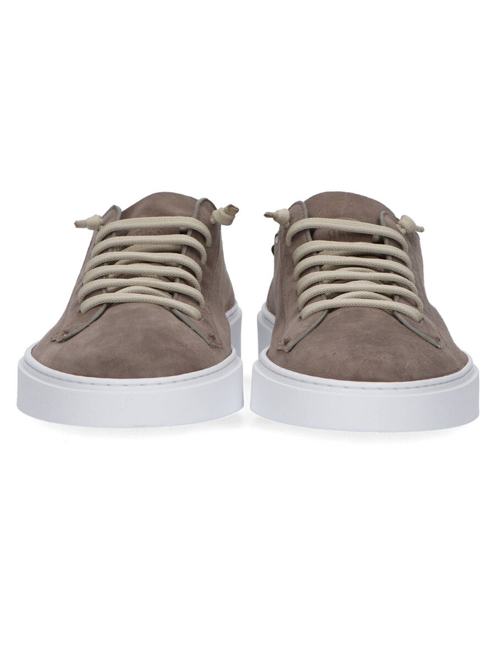 Taupe kleurige lage sneakers Fabiano Ricci