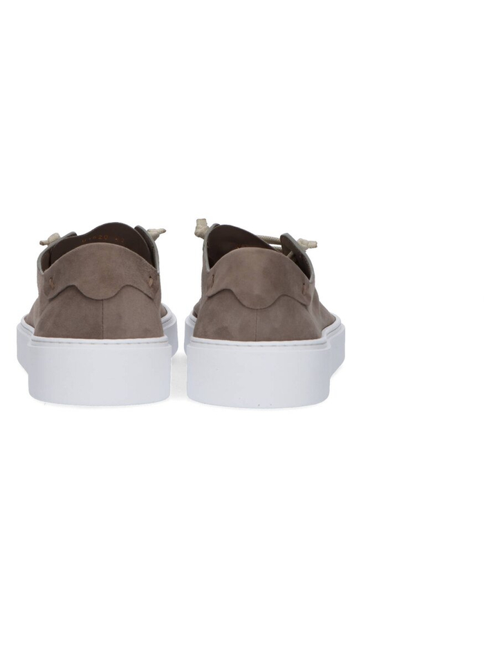 Taupe kleurige lage sneakers Fabiano Ricci