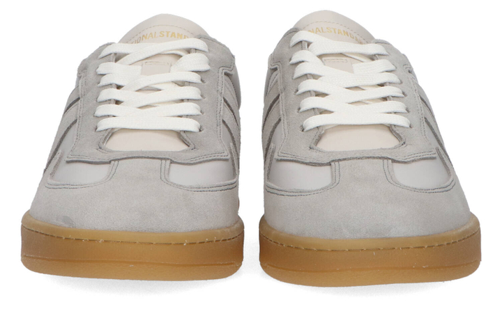 White grey lage sneakers National Stand 