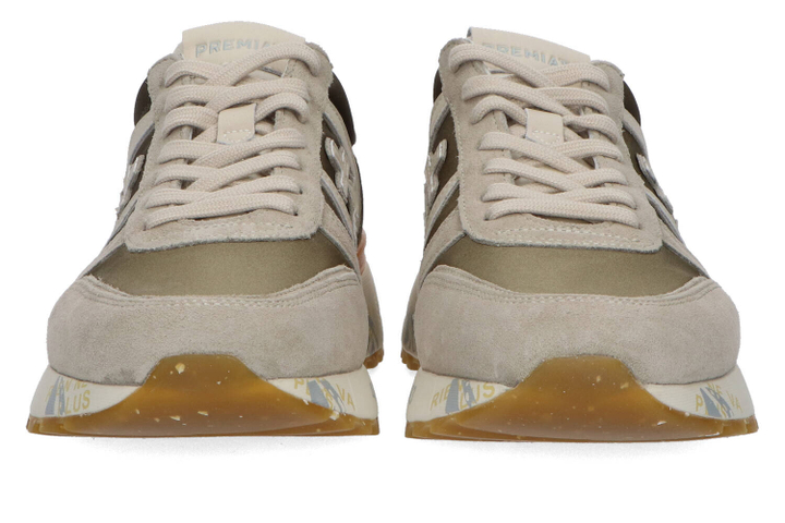 Kaki/beige lage sneakers Premiata