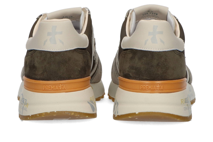 Kaki/beige lage sneakers Premiata