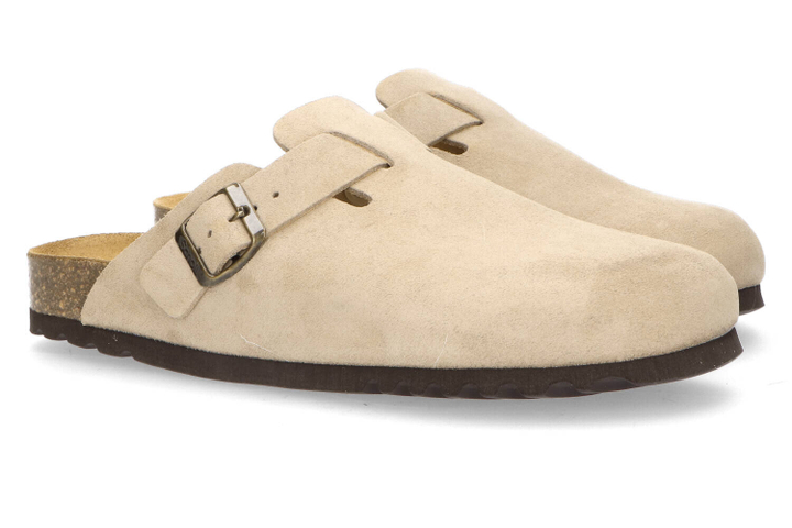 Beige instappers in velours Olivier Scholl