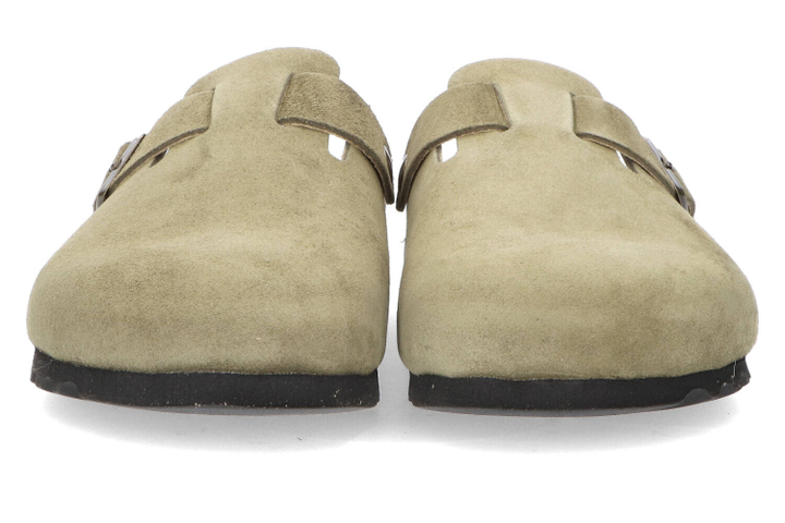 Kaki instappers in velours Olivier Scholl