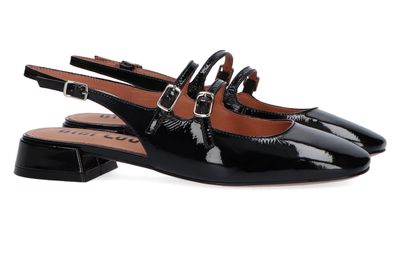 Negro ballerina's met hak Bibi Lou