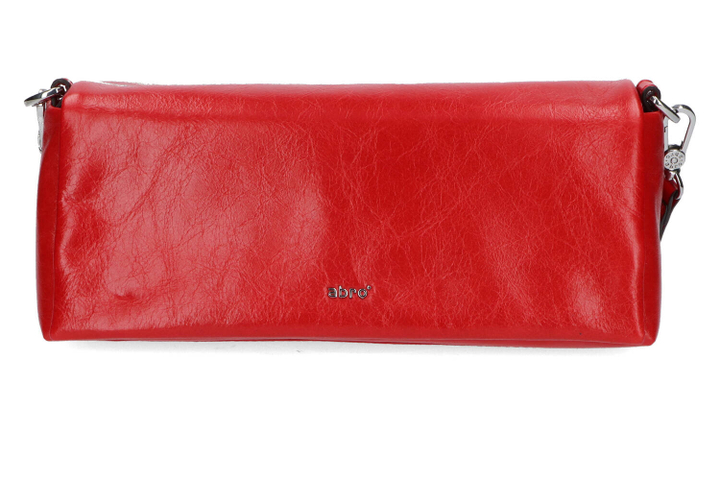 Roodkleurige handtas in lakleder Abro