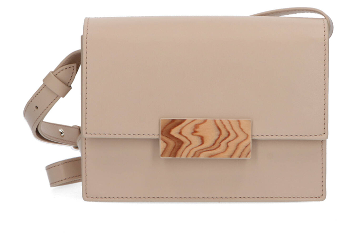 Taupe handtas Enza small Atelier Content 