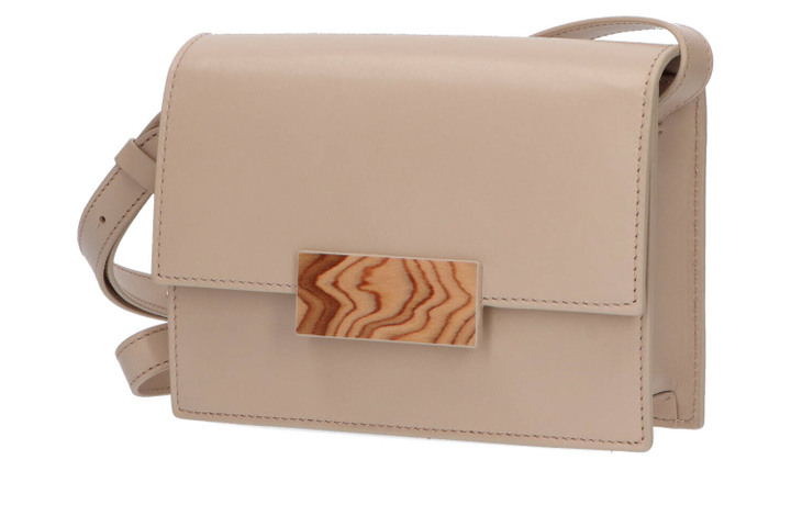 Taupe handtas Enza small Atelier Content 