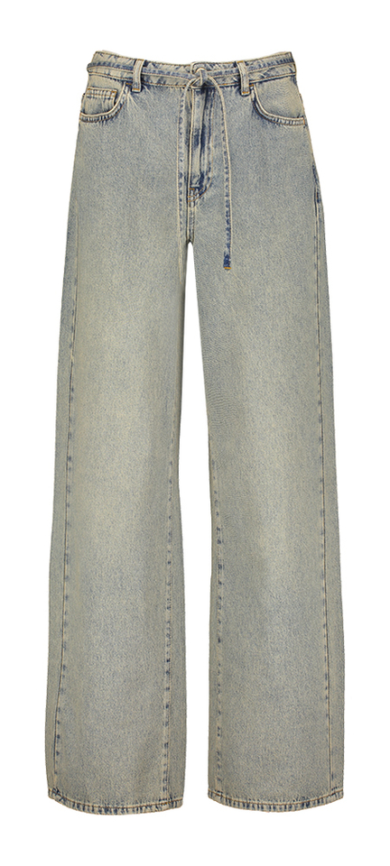Blauwe wide leg jeans Brooklyn Numph