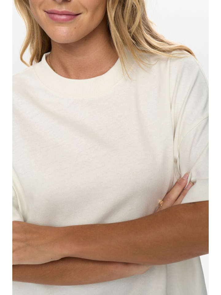 Ecru oversized t-shirt Numph 
