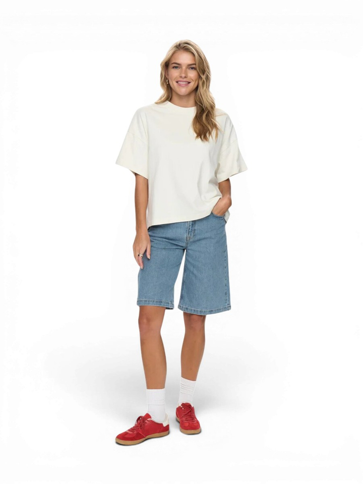 Ecru oversized t-shirt Numph 