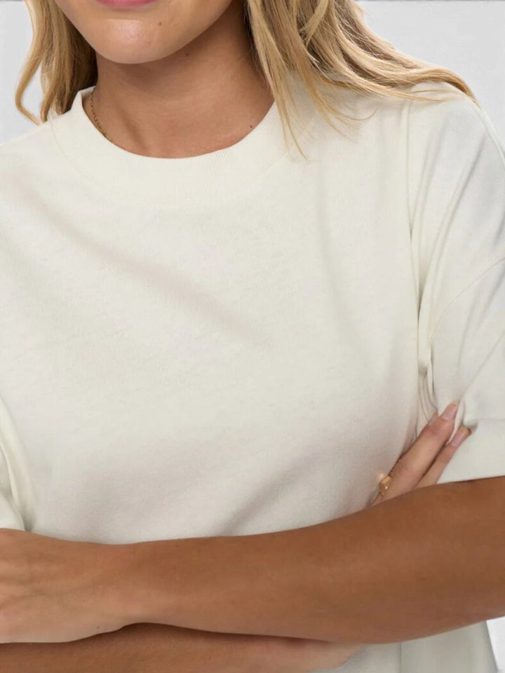 Ecru oversized t-shirt Numph 