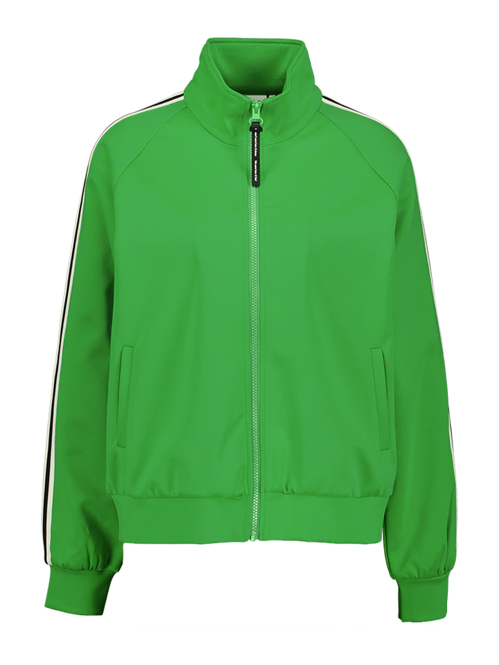 Groene gilet met streep detail Nusenada Numph