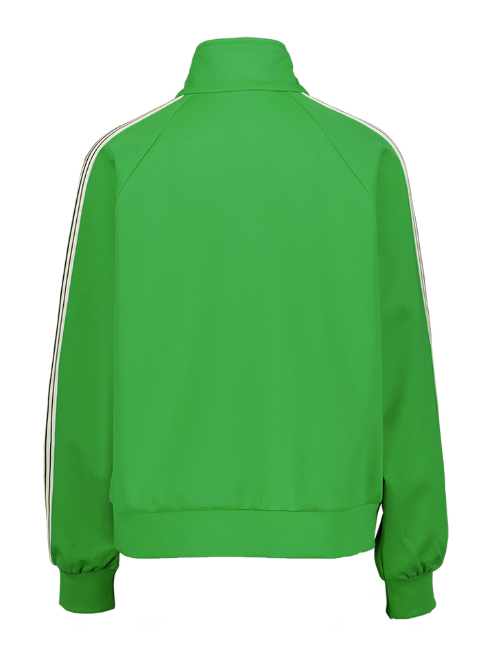 Groene gilet met streep detail Nusenada Numph