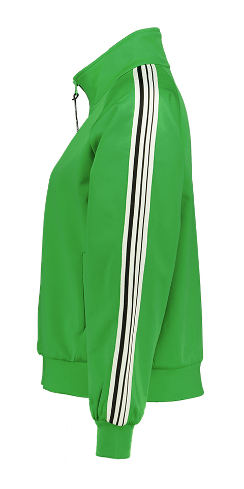 Groene gilet met streep detail Nusenada Numph