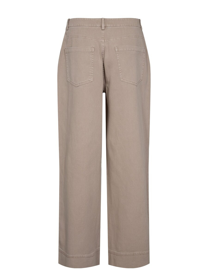 Beige loose fit broek Numariam Numph