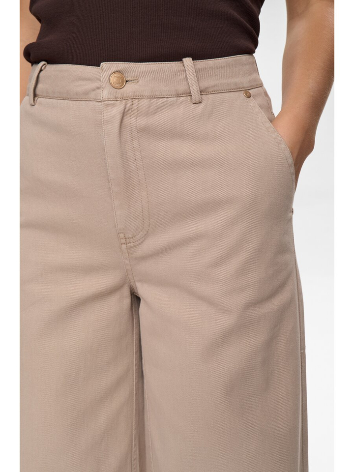 Beige loose fit broek Numariam Numph