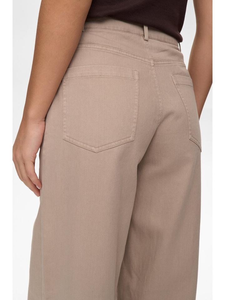 Beige loose fit broek Numariam Numph