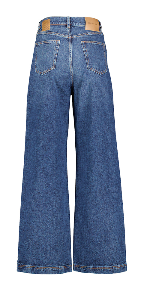 Donkerblauwe straight fit jeans Lacuba Munthe