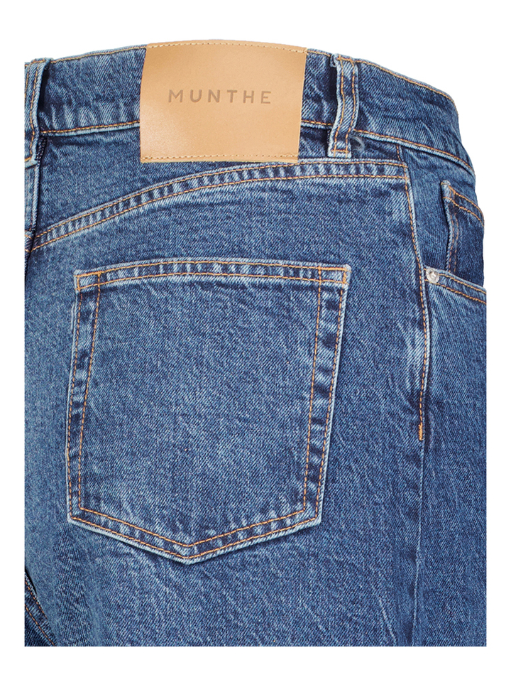 Donkerblauwe straight fit jeans Lacuba Munthe