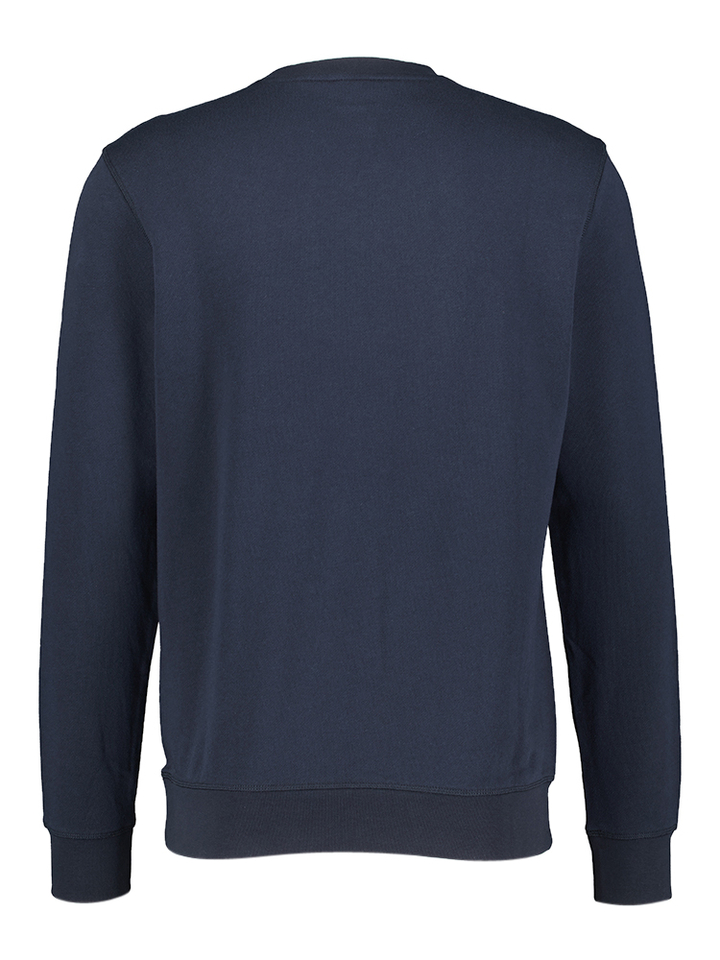 Donkerblauwe katoenen sweater Westart Hugo Boss 