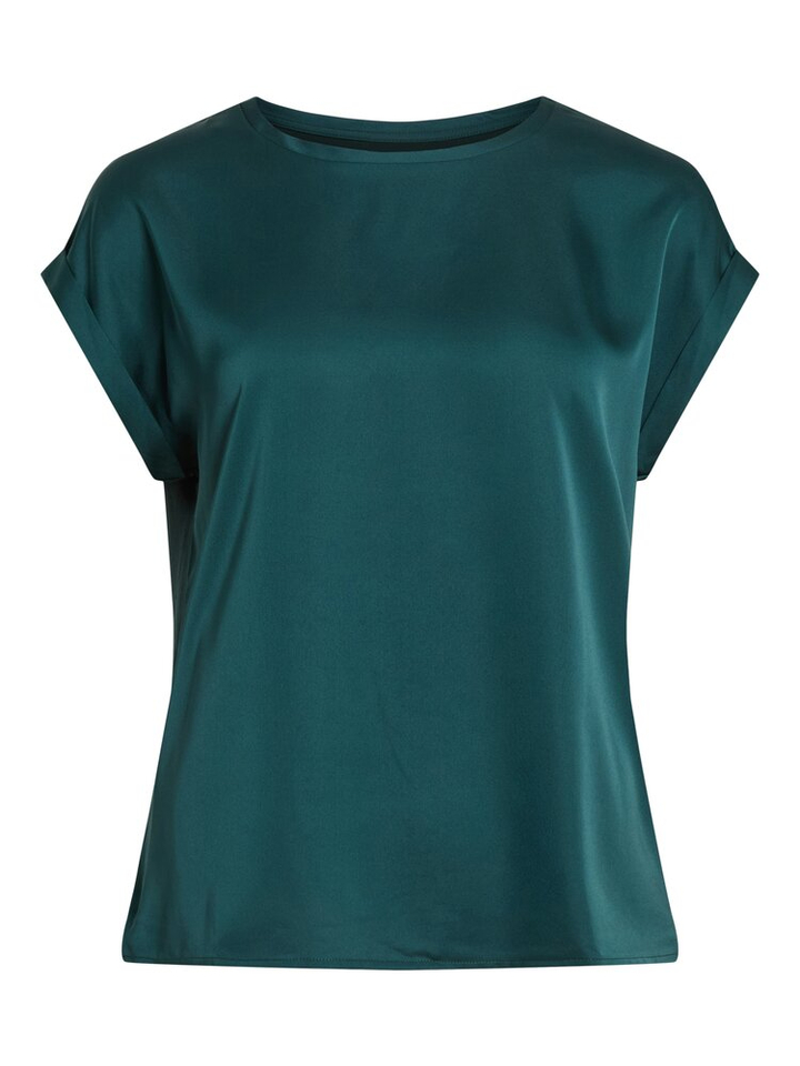 Groene top met ronde hals Viellette