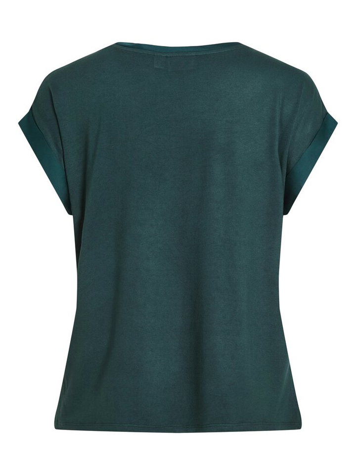 Groene top met ronde hals Viellette