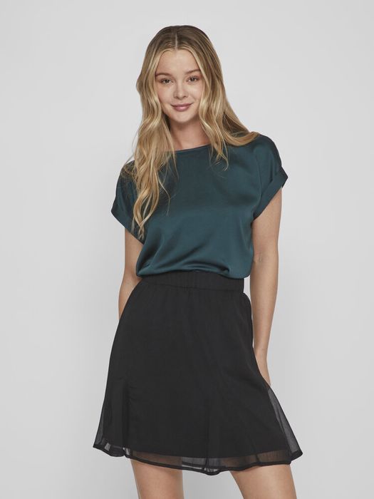 Groene top met ronde hals Viellette