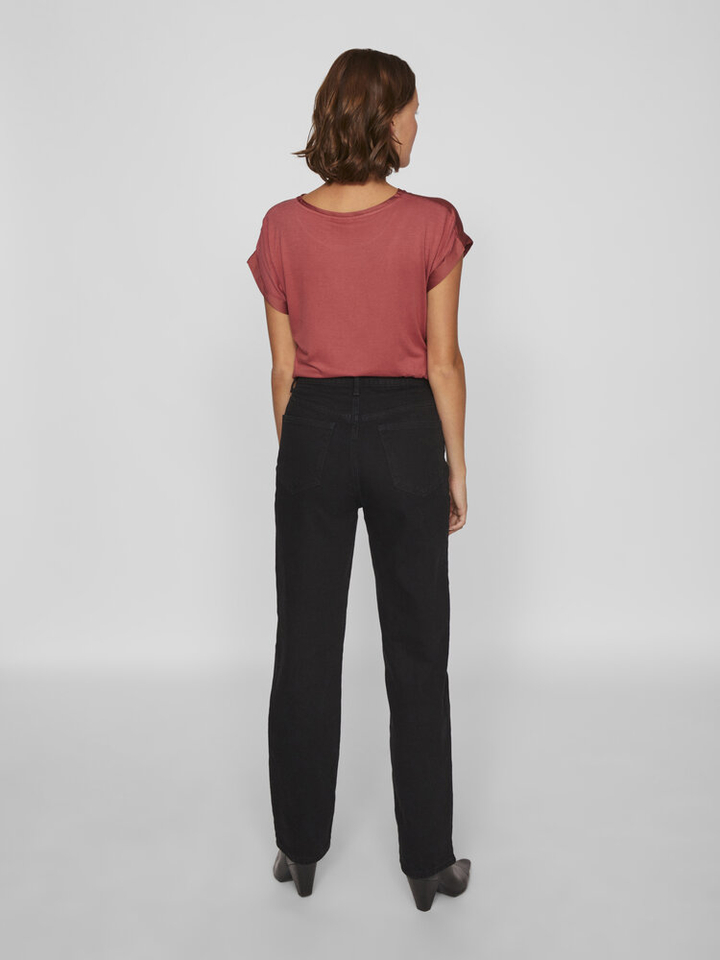 Zwarte straight jeans Vikelly Vila