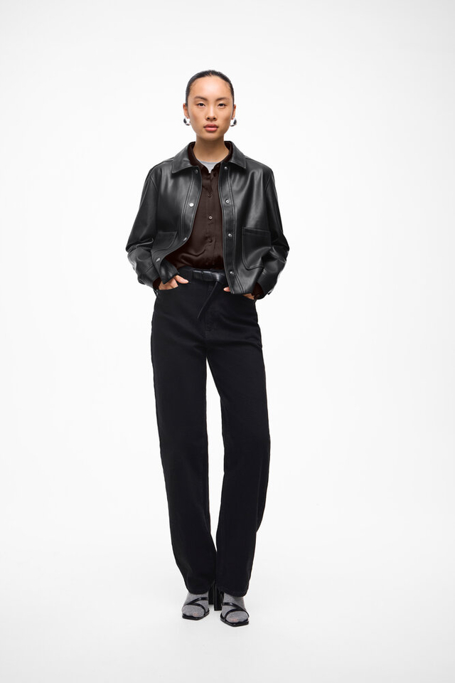 Zwarte straight jeans Vikelly Vila