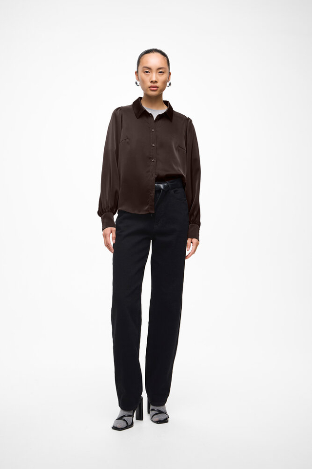 Zwarte straight jeans Vikelly Vila