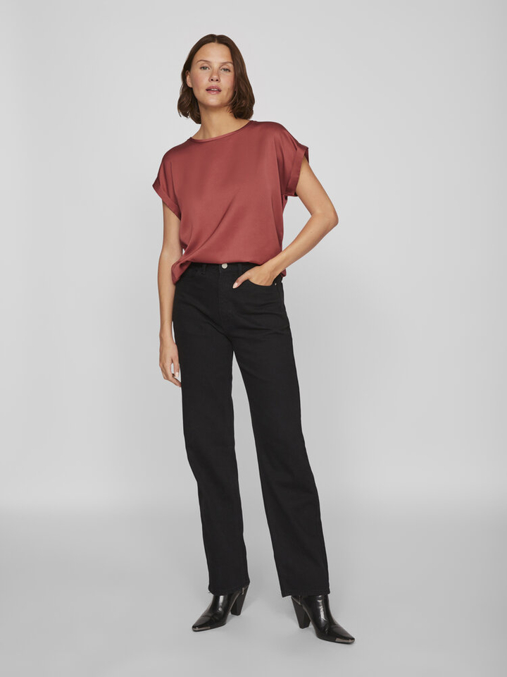 Zwarte straight jeans Vikelly Vila