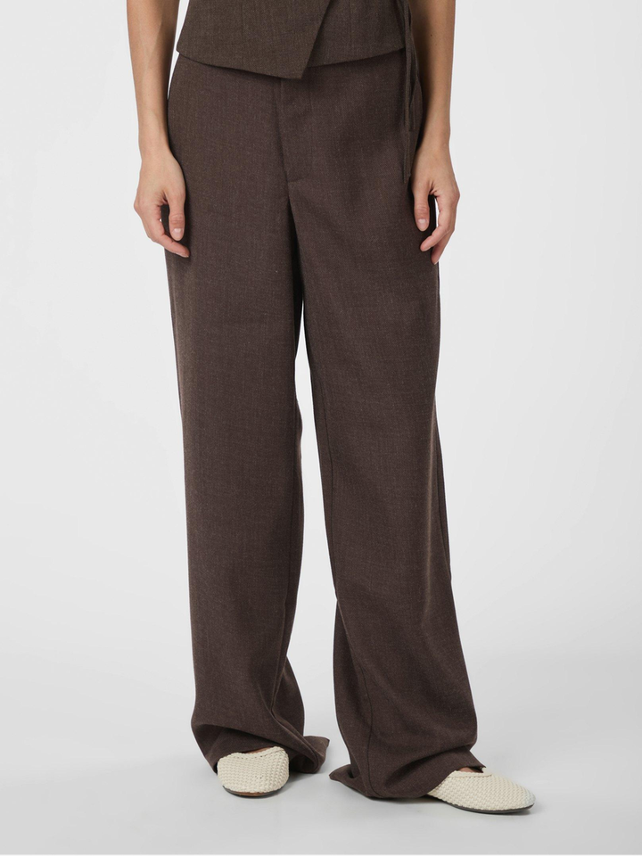 Bruine lange broek Emmett Neo Noir