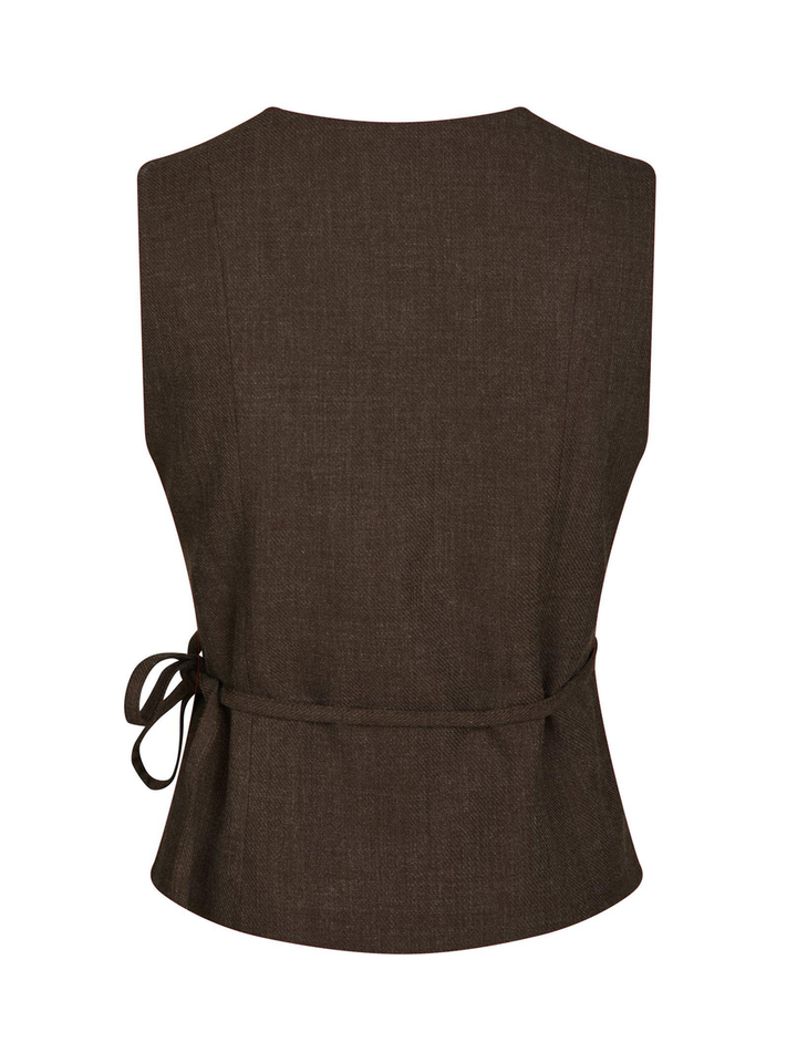 Bruine gilet Samara Neo Noir