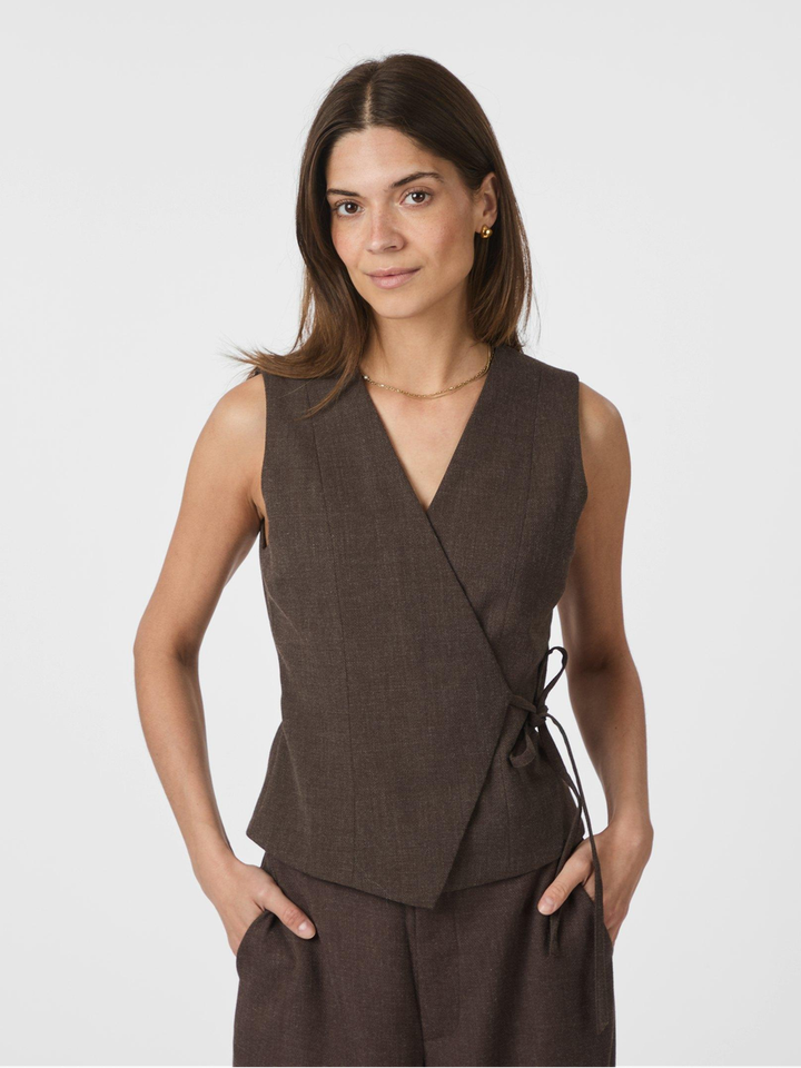 Bruine gilet Samara Neo Noir