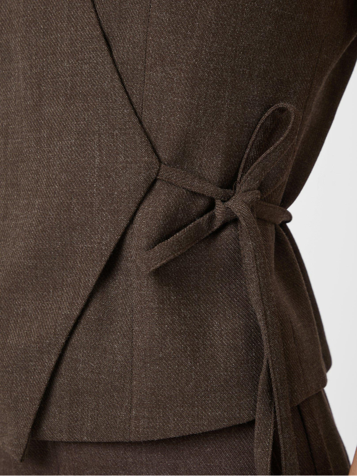 Bruine gilet Samara Neo Noir