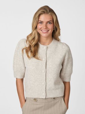 Beige gilet met knopen Trudy Neo Noir