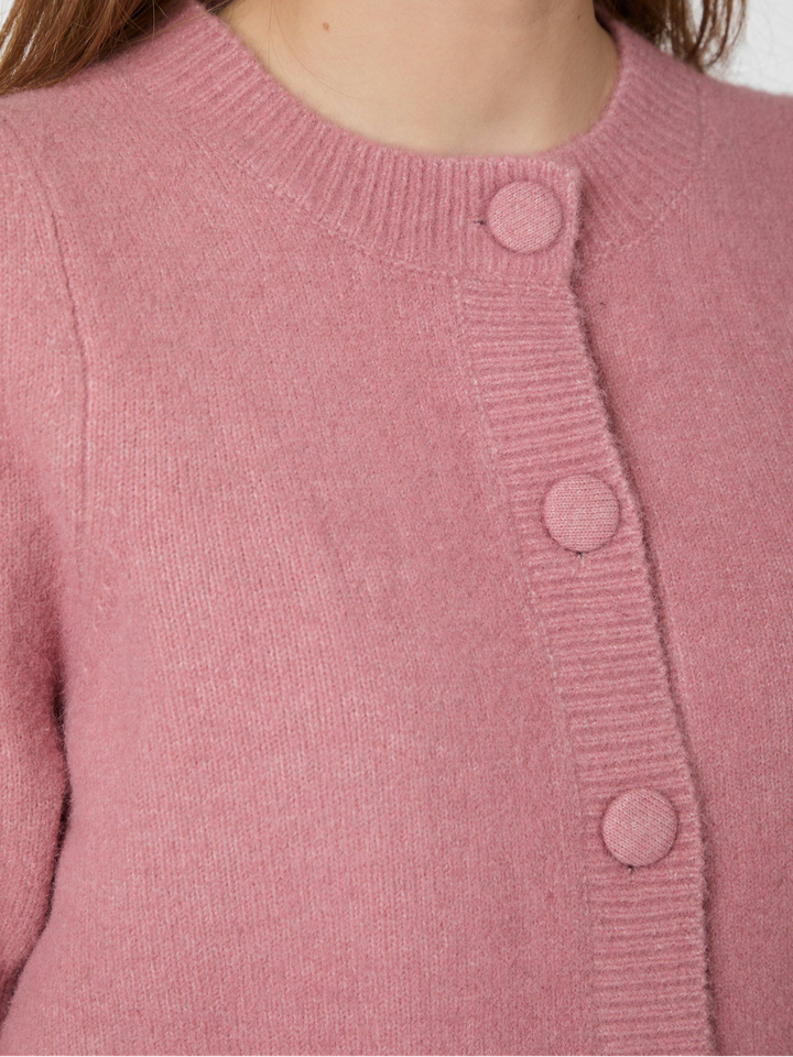 Roze gilet met knopen Trudy Neo Noir 