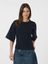 Donkerblauwe trui met ronde hals Asha Neo Noir 