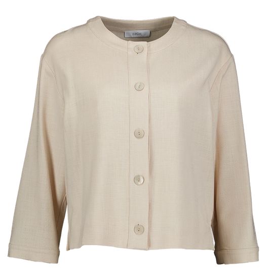 Beige soepelvallende cardigan Beo Furore