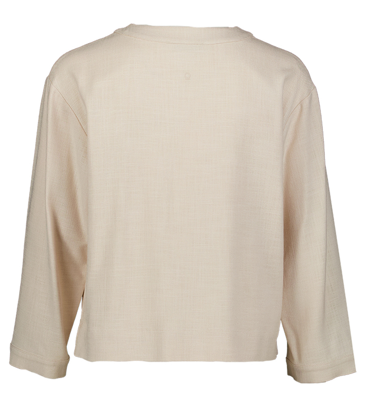 Beige soepelvallende cardigan Beo Furore 