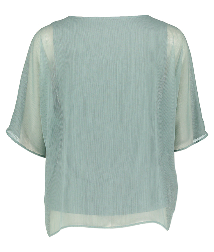 Groene doorzichtige blouse Buono Furore