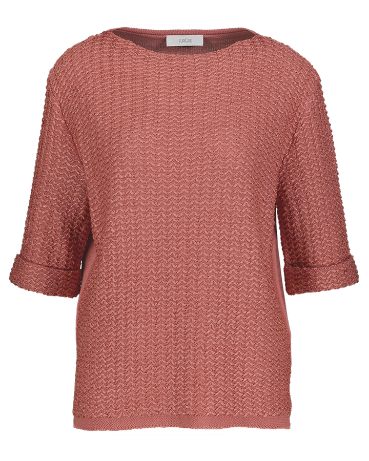 Roze trui met structuur Palmira Furore