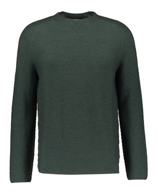Groene wollen pull met ronde hals Phil Petter