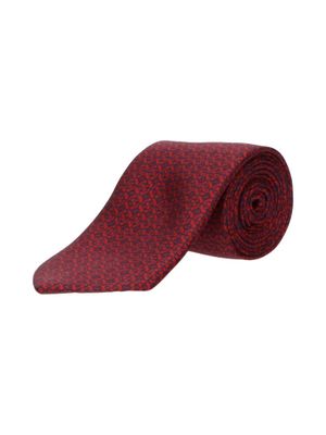 Burgundy das met blauwe details Marchesi Di Como